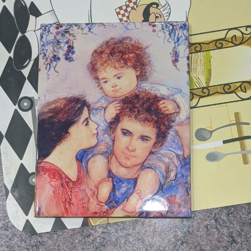Colorful Family Portrait Art Print